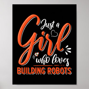 Poster Robotique Ingénieur Robot Amateur d'ingénierie Gir