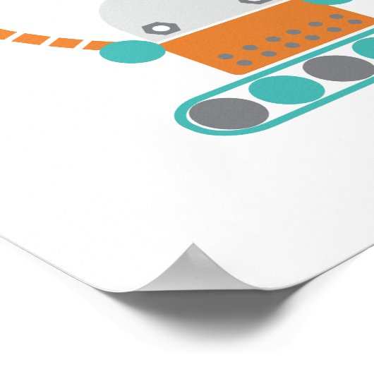 Poster Robots Childrers Custom Growth Hight Chart - Art (Coin)