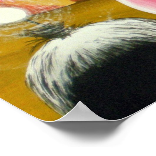 Poster Robots roses (Coin)