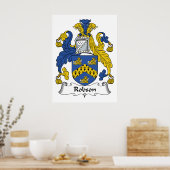 Poster Robson Family Crest (Cuisine)
