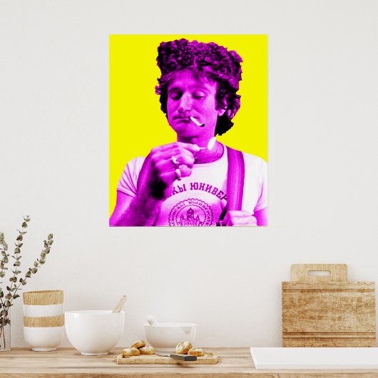 Poster Robyn Williams Pop Art (Cuisine)