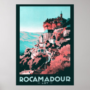 Poster Rocamadour - Vintage