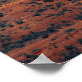 Poster Roche à café de Sedona 3774 (Coin)