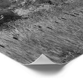 Poster Roche Cattons Mur Carrière 2 Noir Et Blanc (Coin)