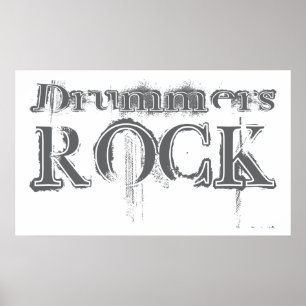 Poster Roche de batteurs