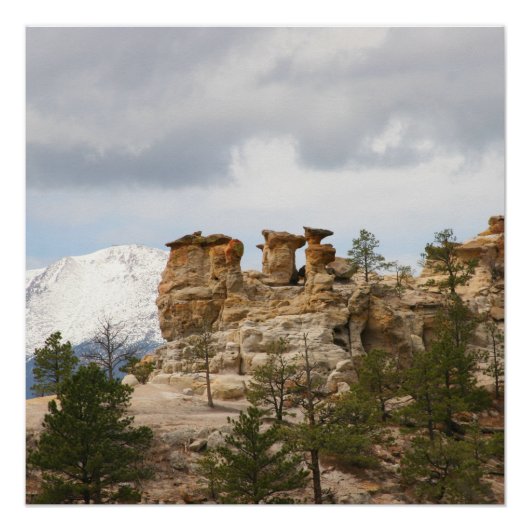 Poster Roche de Pulpit avec pointe Pikes (Devant)