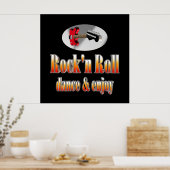 Poster Roche et rouleau (Cuisine)
