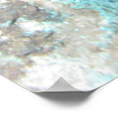 Poster Roche Turquoise (Coin)