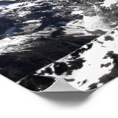 Poster Rocher à la montagne Schilthorn (Coin)