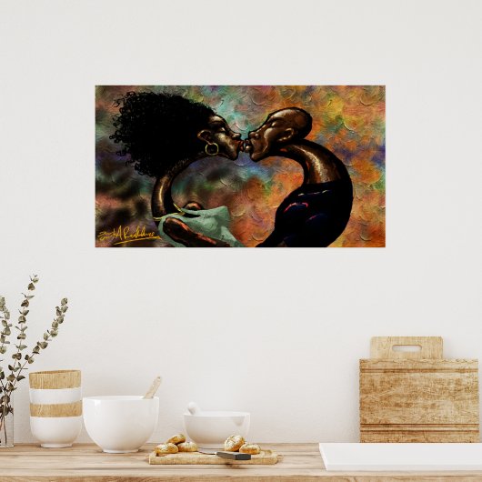 Poster Rocher amoureux (Cuisine)