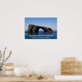 Poster Rocher arc de l'île d'Anacapa (Cuisine)