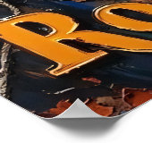 Poster Rocher côtier : Lion sur le bord (Coin)