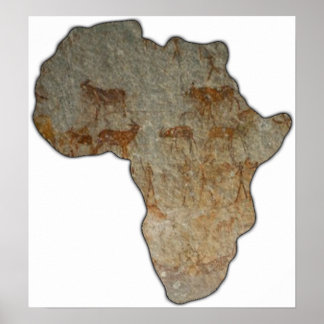Poster Rocher d'Afrique