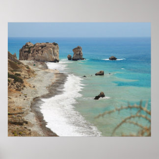 Poster Rocher D'Aphrodite, Chypre