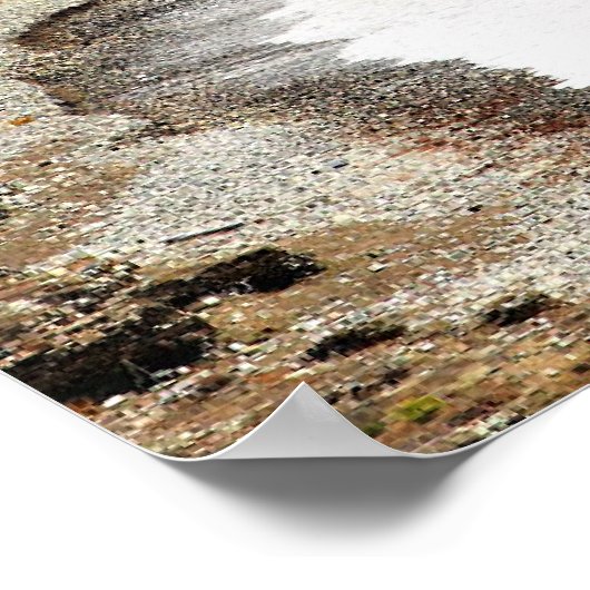 Poster Rocher d'Aphrodite, Chypre, (Coin)