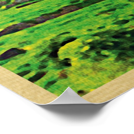 Poster Rocher De Cachel D'Irlande vintage (Coin)