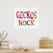 Poster Rocher de Geckos (Cuisine)