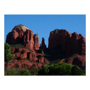 Poster Rocher de la Cathédrale à Sedona Arizona Monument