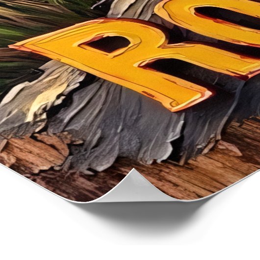 Poster Rocher des verts du Rolling (Coin)