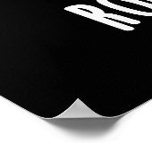 Poster Rocher D'Olive Et Rouleau Funny Rocker Pun D'Olive (Coin)