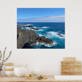 Poster Rocher en mer (Cuisine)