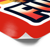 Poster Rocher et rouler fourrure jamais Golden Retriever  (Coin)