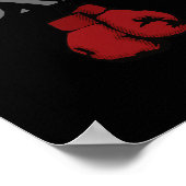 Poster Rocher Gants De Boxe Stable Avec Un Plus Grand Obj (Coin)