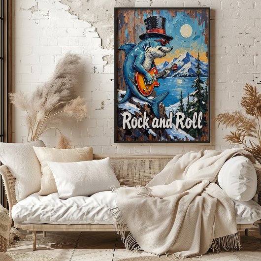 Poster Rocher la frontière gelée