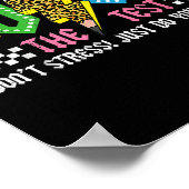 Poster Rocher Le Jour De Test De Ne Pas Stress Abcd Alpha (Coin)