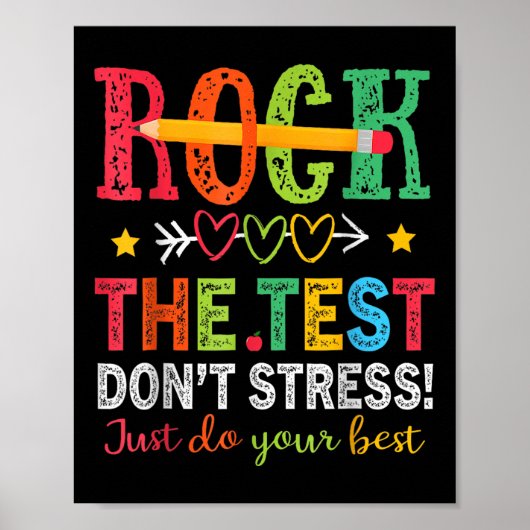 Poster Rocher Le Point De Test Stress Juste Faites Votre  (Devant)