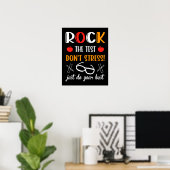 Poster Rocher le test (Bureau à domicile)