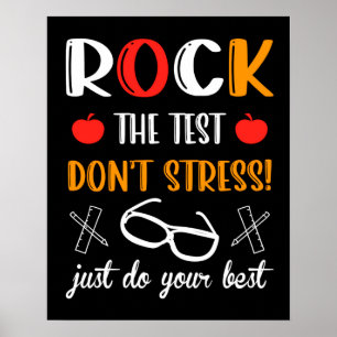 Poster Rocher le test