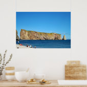Poster Rocher Percé dans le golfe du Saint-Laurent (Cuisine)