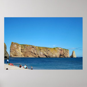 Poster Rocher Percé dans le golfe du Saint-Laurent