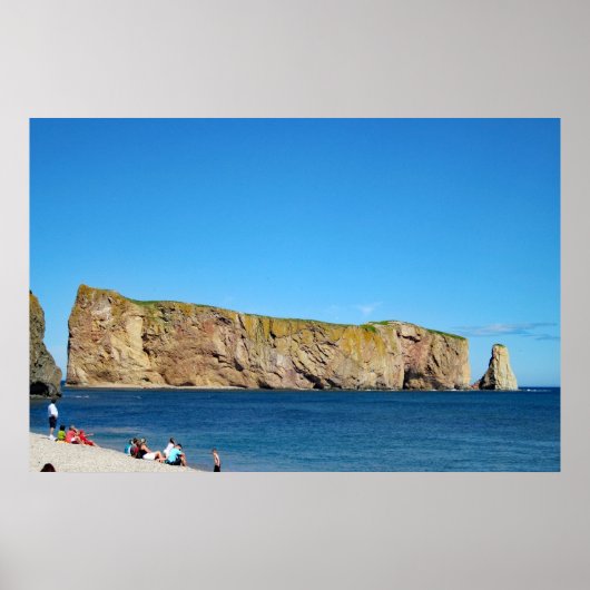Poster Rocher Percé dans le golfe du Saint-Laurent (Devant)