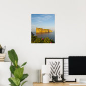 Poster Rocher Perce (Rocher Percé), Québec, Canada. (Bureau à domicile)