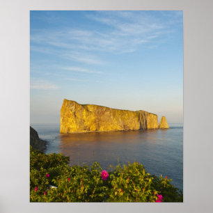 Poster Rocher Perce (Rocher Percé), Québec, Canada.