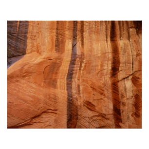 Poster Rocher rayé de Double Arch Alcove II à Zion
