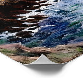 Poster Rochers à Port-Goulphar, Belle-Île (Coin)