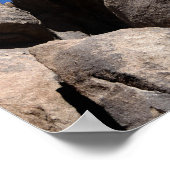 Poster Rochers au parc national Joshua Tree (Coin)
