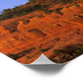 Poster Rochers rouges à Sterling Canyon à Sedona Arizona (Coin)