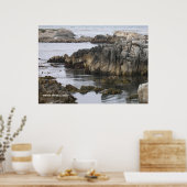 Poster Rochers sur la mer (Cuisine)