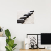 Poster Rochers sur sable (Bureau à domicile)
