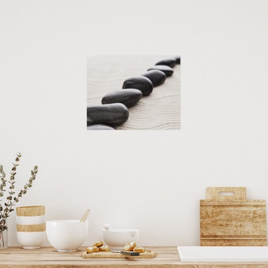 Poster Rochers sur sable (Cuisine)