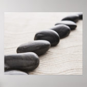 Poster Rochers sur sable (Devant)