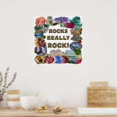 Poster Rochers Vraiment Rock (Cuisine)