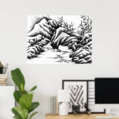 Poster Roches (Bureau à domicile)