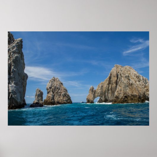 Poster Roches au-dessus de l'eau (Devant)