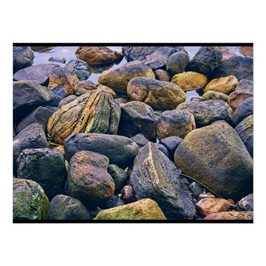 Poster Roches colorées    (Devant)