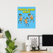 Poster Roches de quatrième année (Bureau à domicile)